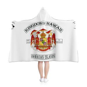 KINGDOM of HAWAII COA Hooded Blanket